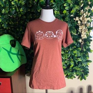 Rust Winter Kitty Tee